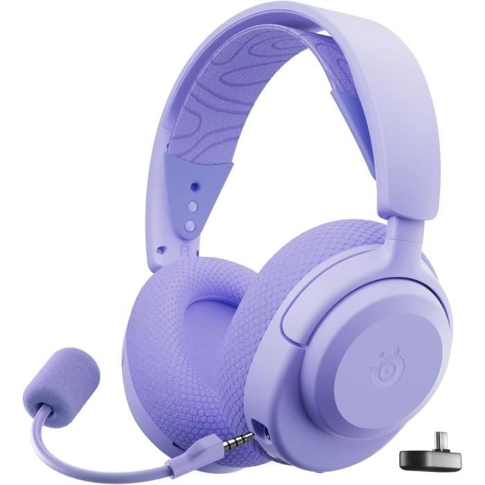 Casque gaming sans fil - STEELSERIES - Arctis Nova 3PW - Autonomie 40h - Connexion 2,4 GHz - Bluetooth