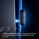 Casque gaming sans fil - STEELSERIES - Arctis Nova 3PW - Autonomie 40h - Bluetooth - USB-C Plug & Play