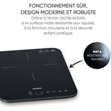 Plaque a induction portable - SEVERIN - 1 foyer - 28 x 37 x 4,2 cm - Noir - DK1032