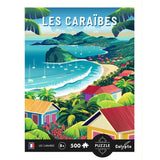 Puzzle - SENTOSPHERE - Calypto - 500 pieces - Les Caraibes - Toucher soyeux - Des 8 ans