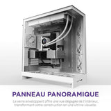Boitier moyen-tour - NZXT - CM-H92FW-01 - H9 Flow - Double chambre - Panneaux mesh - Verre trempé
