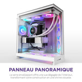 Boitier moyen-tour - NZXT - CM-H92FW-R1 - H9 Flow RGB - Ventilateurs RGB inclus - Blanc