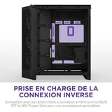 Boitier moyen-tour - NZXT - H9 Flow RGB - Double chambre - Ventilateurs RGB inclus - Noir