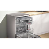 Lave-vaisselle pose-libre BOSCH SMS4ECI26E SER4 - 13 couverts - Induction - L60cm - 44 dB - tiroir a couverts - Acier brossé