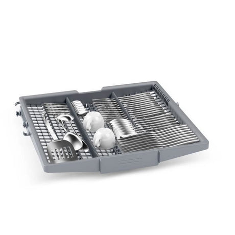 Lave-vaisselle pose-libre BOSCH SMS4ECI26E SER4 - 13 couverts - Induction - L60cm - 44 dB - tiroir a couverts - Acier brossé