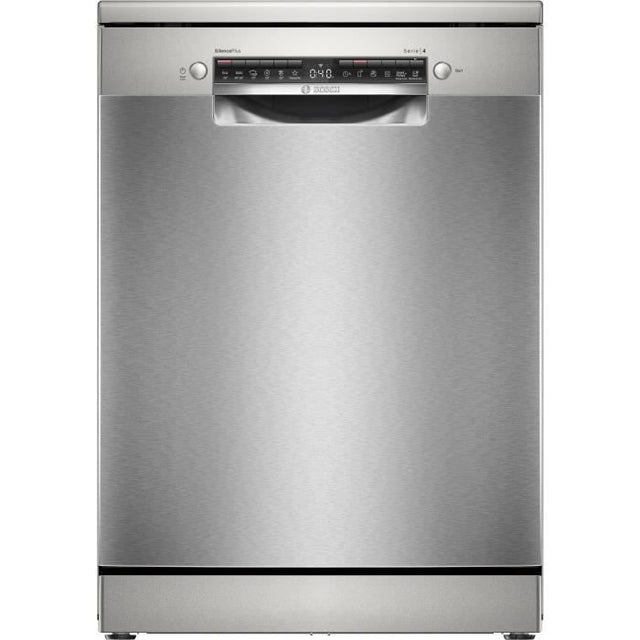 Lave-vaisselle pose-libre BOSCH SMS4ECI26E SER4 - 13 couverts - Induction - L60cm - 44 dB - tiroir a couverts - Acier brossé