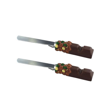 Ensemble de 2 Spatules - FACKELMANN - Pour pâte a tartiner - 19 cm