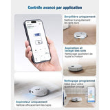 Aspirateur Robot Laveur - ECOVACS DEEBOT MINI - 9 000 Pa - ZeroTangle 2.0 - TrueMapping 2.0 - Séchage a 45 ? - Vidage Auto