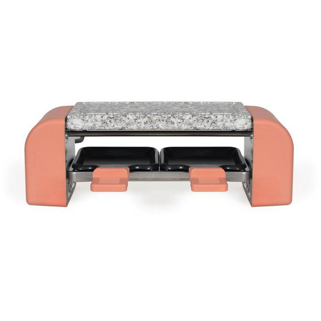 Set a raclette 2 personnes - LIVOO x Marmiton - DOC306 - 450 W - 5 recettes via un QR code - Plateau amovible en granit