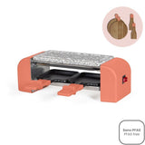 Set a raclette 2 personnes - LIVOO x Marmiton - DOC306 - 450 W - 5 recettes via un QR code - Plateau amovible en granit