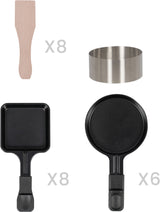 Appareil a raclette, pizzas et crepes 8 personnes - Livoo - DOC337 -