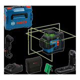 Bosch Professional laser lignes GLL 12V-100-33 CG (3 lignes laser sur 360°, portée 100 m, housse, L-BOXX avec batterie chargeur)