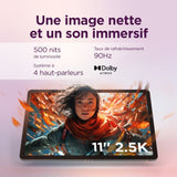 Tablette tactile LENOVO Idea Tab - 11 2,5K IPS - 4 Go RAM - Stockage 64 Go - Bleu + Stylet