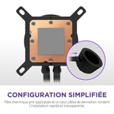 Watercooling - NZXT - RL-KN240-B2 - Kraken Plus 240 - Écran LCD 1.54 personnalisable - Noir - Performance améliorée
