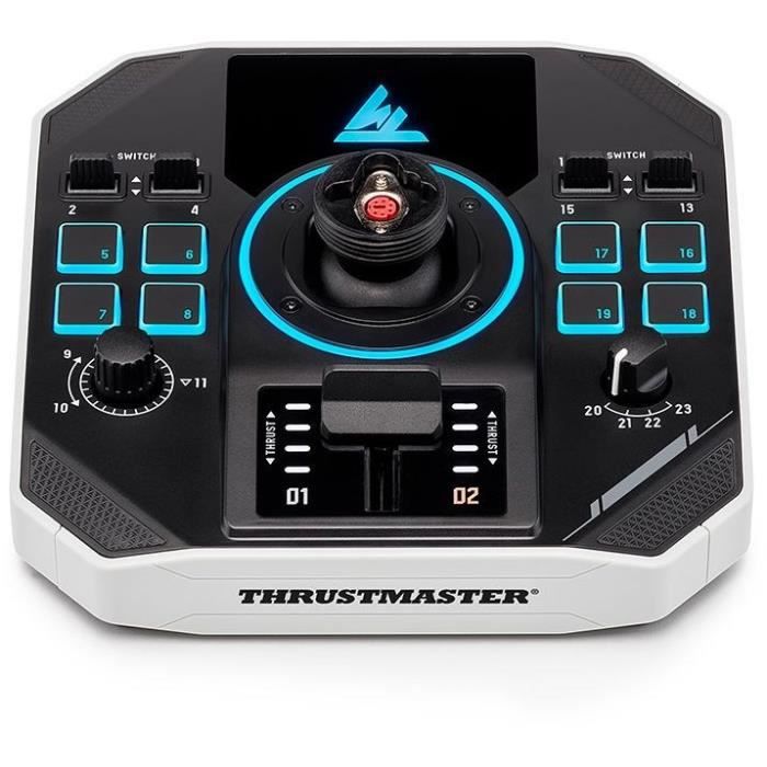 Joystick spatial - THRUSTMASTER - Sol-R 1 Flightstick - 44 boutons - Technologie H.E.A.R.T. 16 bits - Ambidextre avec base