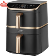 Friteuse sans huile COSORI - Turbo Tower Pro Smart - Capacité 10,8L - 7 programmes - 2630W - Noir