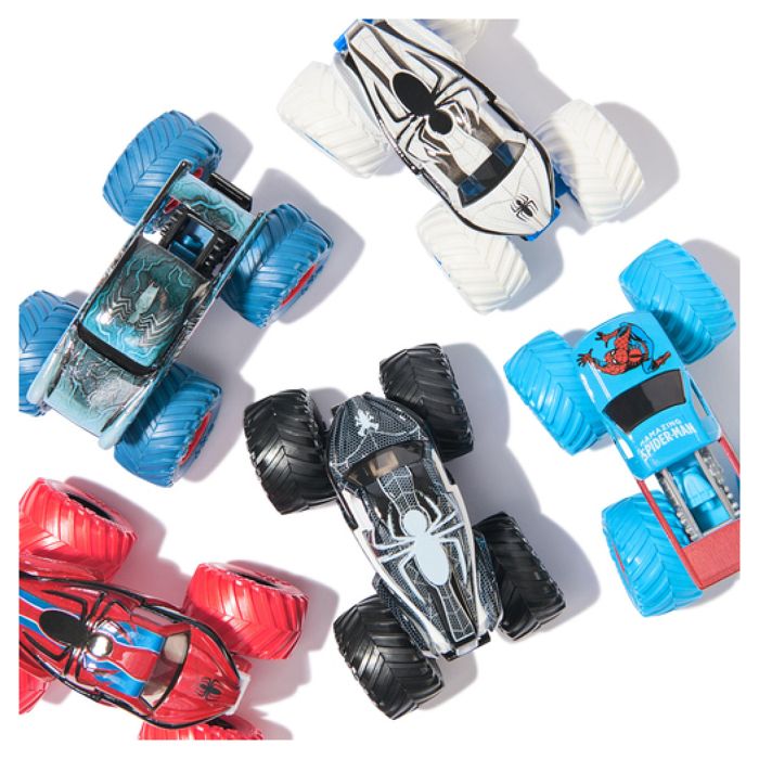 Spiderman Die Cast Monster Jam Pack De 5