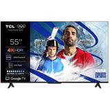 TCL 55P6K - TV LED 55 (139 cm) - 4K UHD 3840x2160 - HDR10+ - Google TV  - 3xHDMI 2.1 - WiFi