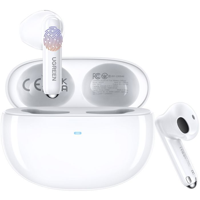 Écouteurs sans fil - UGREEN - Modele H5 - Bluetooth semi-intra - Blanc