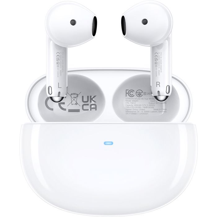 Écouteurs sans fil - UGREEN - Modele H5 - Bluetooth semi-intra - Blanc