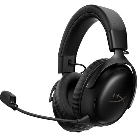 Casque Gamer Sans Fil HyperX Cloud III S Wireless noir pour PC Mac PS5 Mobile Switch.avec adaptateur USB-C vers USB-A, câble USB