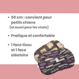 Couchage pour chien - AIME - Coussin Oval - 50 cm - Gris