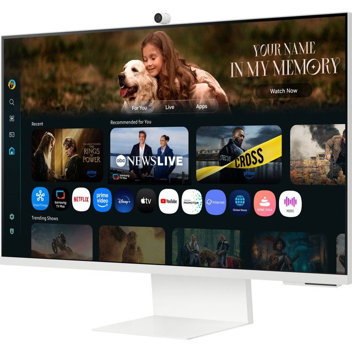 Ecran PC - SAMSUNG - 32 - UHD 4K - 60Hz - Dalle VA - 4ms - SMART MONITOR M8 - M80F - Blanc