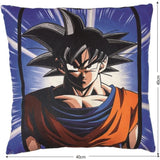 Coussin double face - Carré - DRAGON BALL Z - Goku et Vegeta - Microfibre - 40 x 40 cm