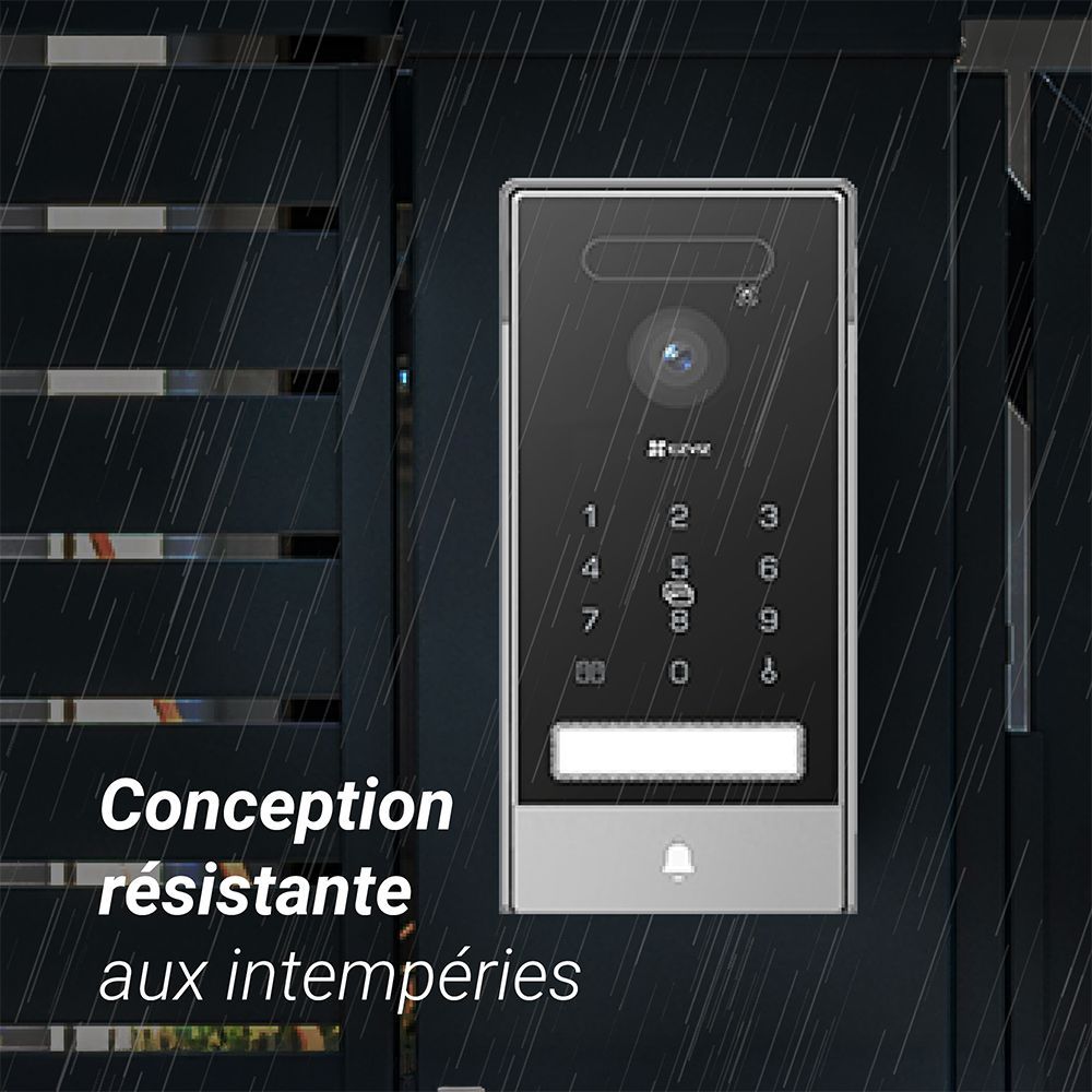 Visiophone - EZVIZ - HP7 PRO 4K -  2 fils - Ecran tactile 8 "