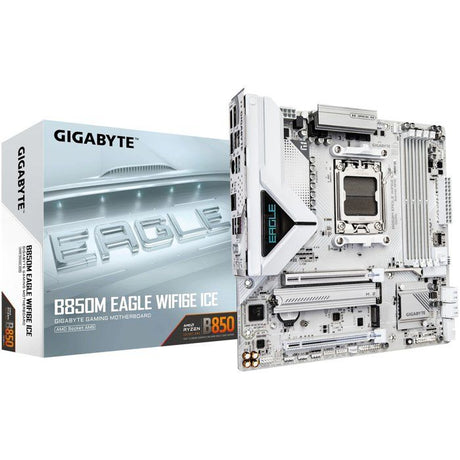 Carte Mère Gigabyte B850M Eagle WiFi6E Ice (AM5) Micro ATX