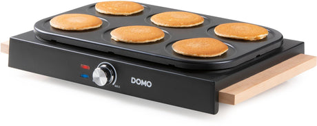 Wok party set 2-en-1 - DOMO - DO8719W - 6 personnes - Wok et Pancakes - 1000 W
