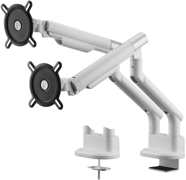 Support moniteur - ONE FOR ALL - Dynamic - Vesa 100 - Double Bras - 13 a 35'' - Blanc