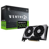 Carte graphique - MSI - RTX 5050 8G VENTUS 2X OC - 8 Go GDDR6 - 2560 coeurs CUDA - Refroidissement TORX 5.0