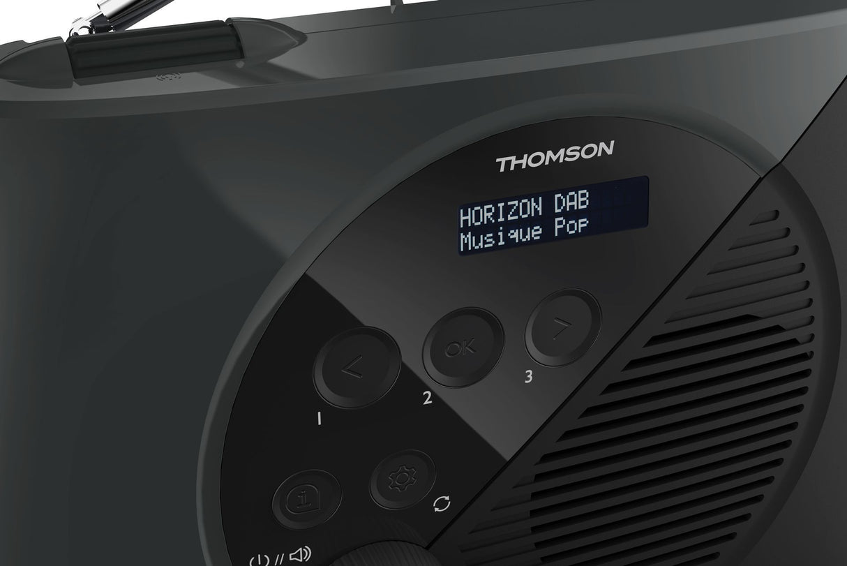Radio FM - THOMSON - DAB - Gris et Noir