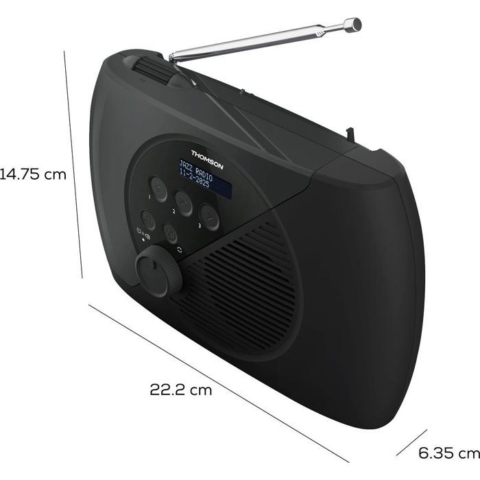 Radio FM - THOMSON - DAB - Gris et Noir
