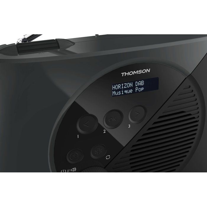 Radio FM - THOMSON - DAB - Gris et Noir