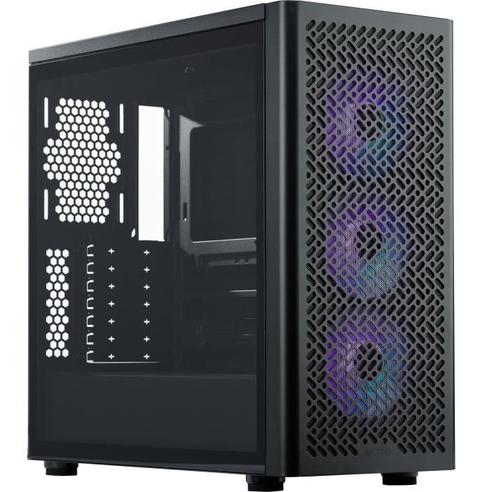 Boitier PC Gaming - COOLER MASTER - E502-KGNN-S00 - Elite 502 - Moyen tour - ATX, Micro-ATX et Mini-ITX