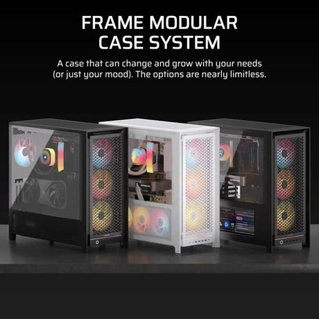 Boitier PC - CORSAIR - FRAME 5000D Mid-Tower Airflow Case - Radiateur jusqu'a 420 mm - Noir