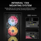 Boitier PC - CORSAIR - FRAME 5000D Mid-Tower Airflow Case - Radiateur jusqu'a 420 mm - Noir