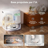 NARWAL Freo Z10 - Robot Aspirateur et Laveur avec Systeme Anti-Enchevetrement - 15000 Pa - Base Autonome - Nettoyage a 75°C