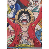 Coussin double face - Carré - ONE PIECE - Luffy et son équipage - Microfibre - 40 x 40 cm