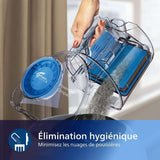 Aspirateur Traineau sans sac PHILIPS PowerPro Compact - FC9332/09 - 900W - Filtre Allergy H13 - Classe énergétique A