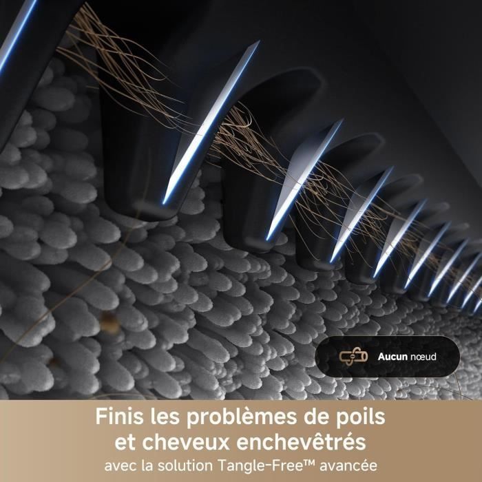 Aspirateur Balai Laveur - MOVA X4 PLUS - Anti-enchevetrement - Nettoyage Auto 100 °C - Aspiration 20 kPa