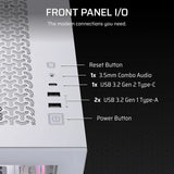 Boitier PC - CORSAIR - 3500X RSR ARGB Tempered Glass Mid-Tower - 3 ventilateurs ARGB a rotor inversé - Blanc