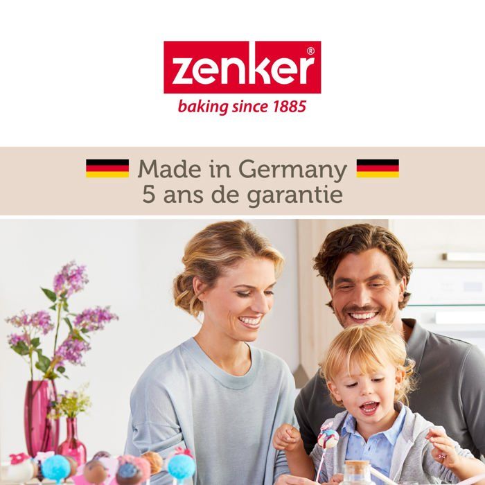 Ensemble de 2 Plaques a pâtisserie extensible - ZENKER - Black Metallic - 37 a 52 x 33 cm