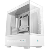 Boitier PC - DEEPCOOL - R-CH690-WHNNA0D-G-1 - Ecran digital - Mini tour - Format Mini-ITX/Micro-ATX/ATX & Micro-ATX - Blanc