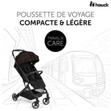 HAUCK - Poussette compacte - TRAVEL N CARE - 4 roues - Pliage a 1 main - Leo