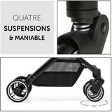 HAUCK - Poussette compacte - TRAVEL N CARE - 4 roues - Pliage a 1 main - Leo