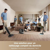 DREAME H15 Mix Aspirateur Laveur 7-en-1 - Bras robotique IA - Nettoyage des Bords Triple - 23 kPa - Lavage Brosse a l'eau a 100 °C