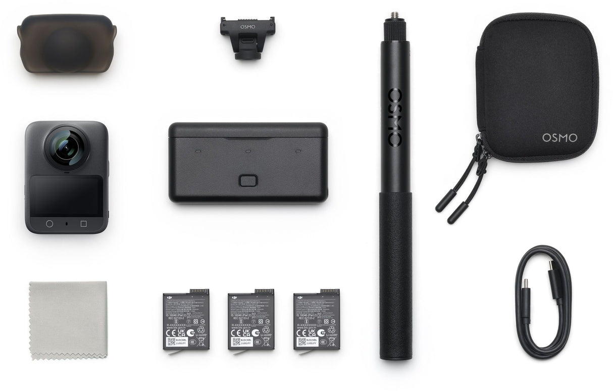 Caméra 360° - DJI - Osmo 360 Bundle Aventure - 8K native - Capteur 1 - Accessoires inclus